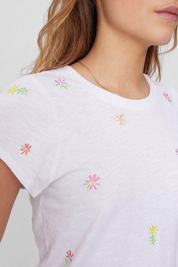 ΜΠΛΟΥΖΑ T-SHIRT NUMPH - 9000 BRIGHT WHITE